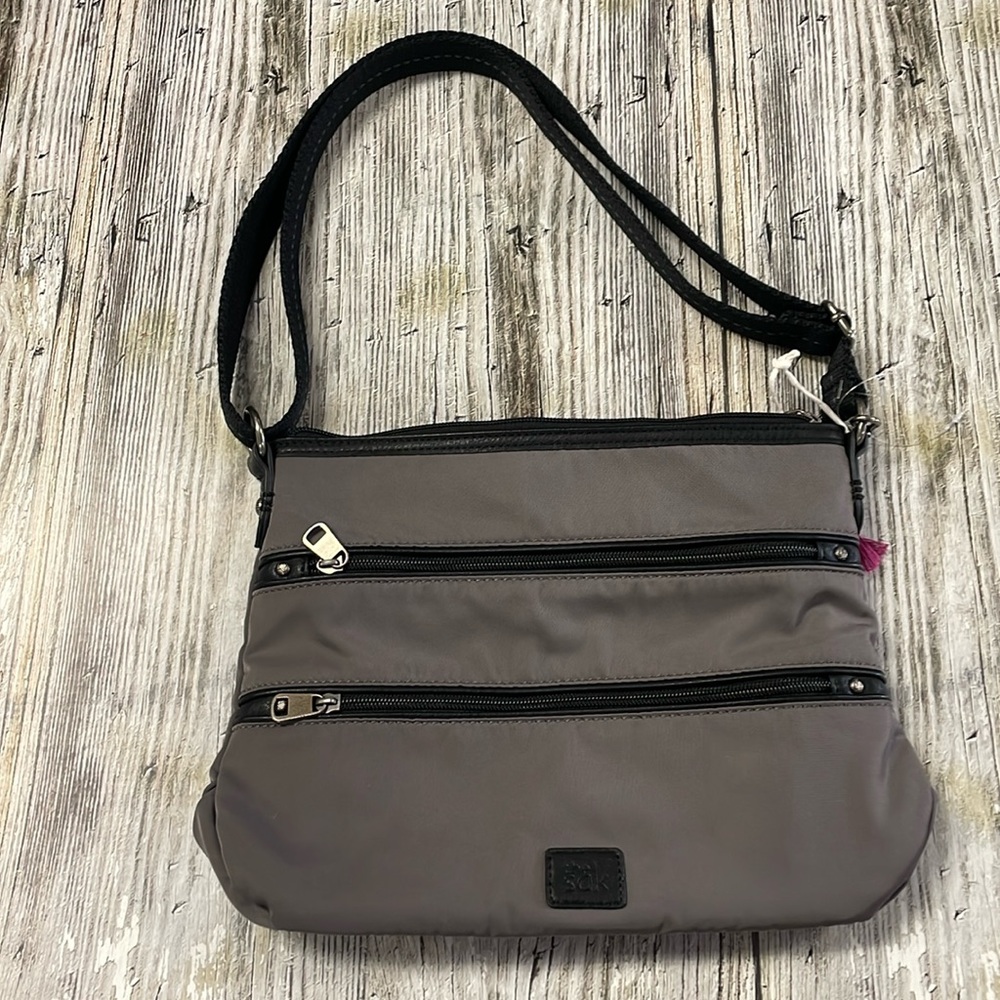 The Sak Esperato Gray Nylon  Crossbody Travel